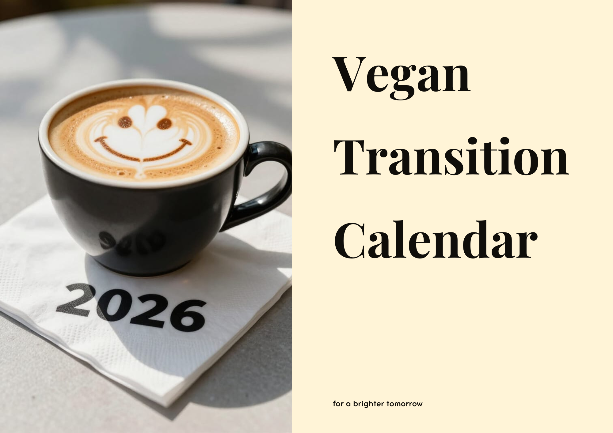 Vegan Transition Calendar